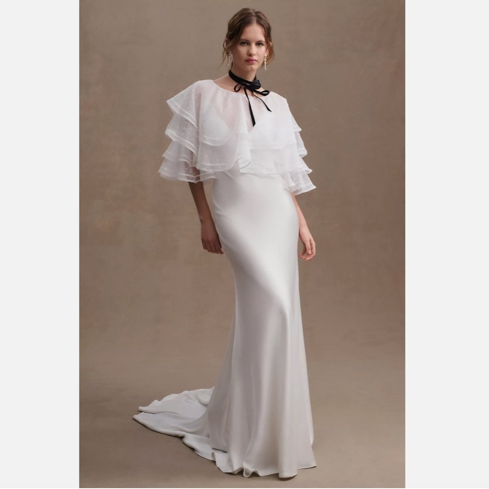 NWT BHLDN FLORENCE TIERED BRIDAL TOPPER - Picture 5 of 5